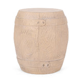 Acorn Outdoor Lightweight Concrete Side Table by Christopher Knight Home