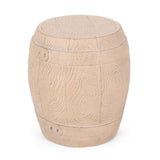 Acorn Outdoor Lightweight Concrete Side Table by Christopher Knight Home