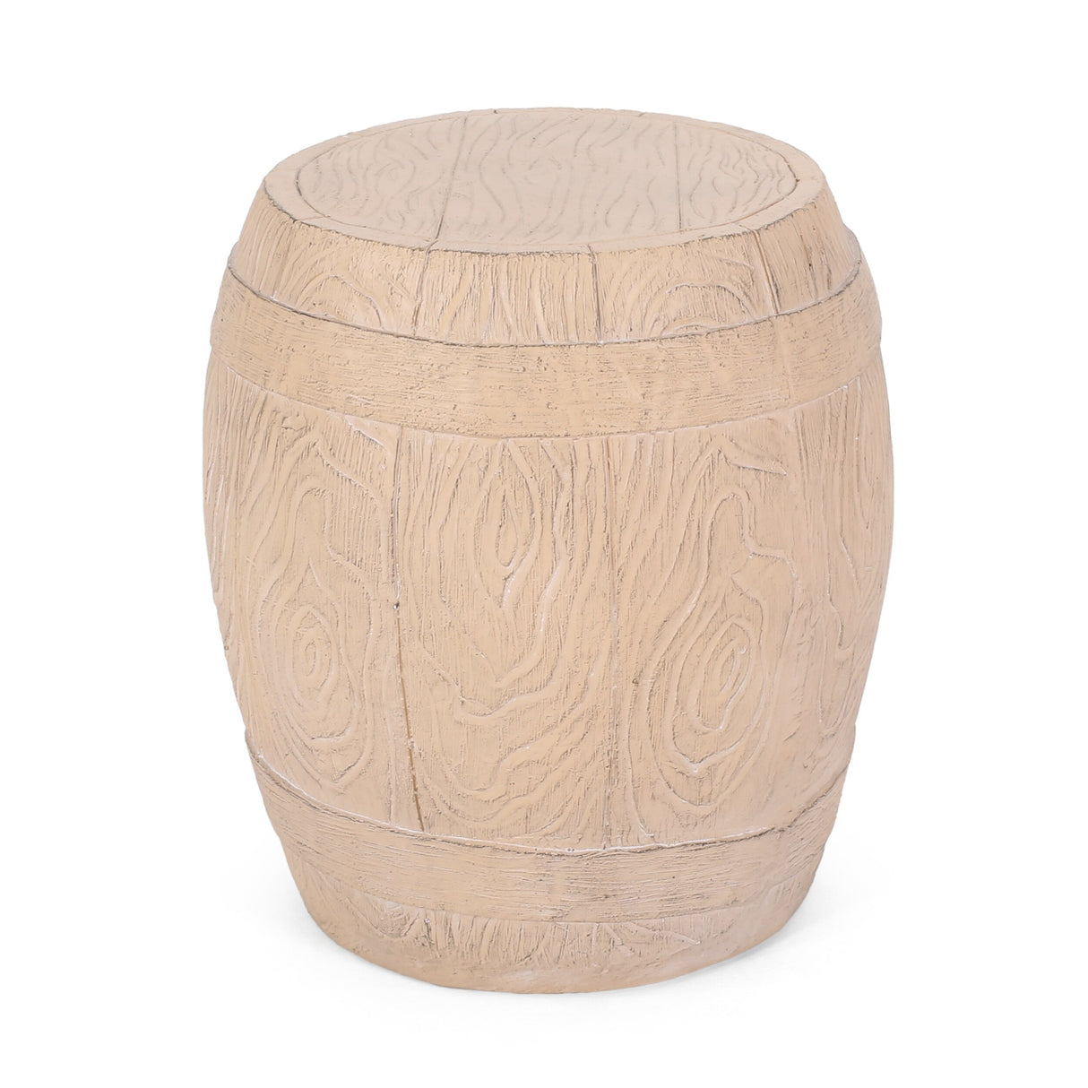 Acorn Outdoor Lightweight Concrete Side Table by Christopher Knight Home