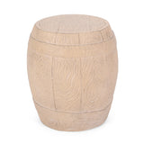 Acorn Outdoor Lightweight Concrete Side Table by Christopher Knight Home