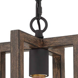 Modern Farmhouse 1-light Geometric Kitchen Island Pendant Lighting - 8 in. D