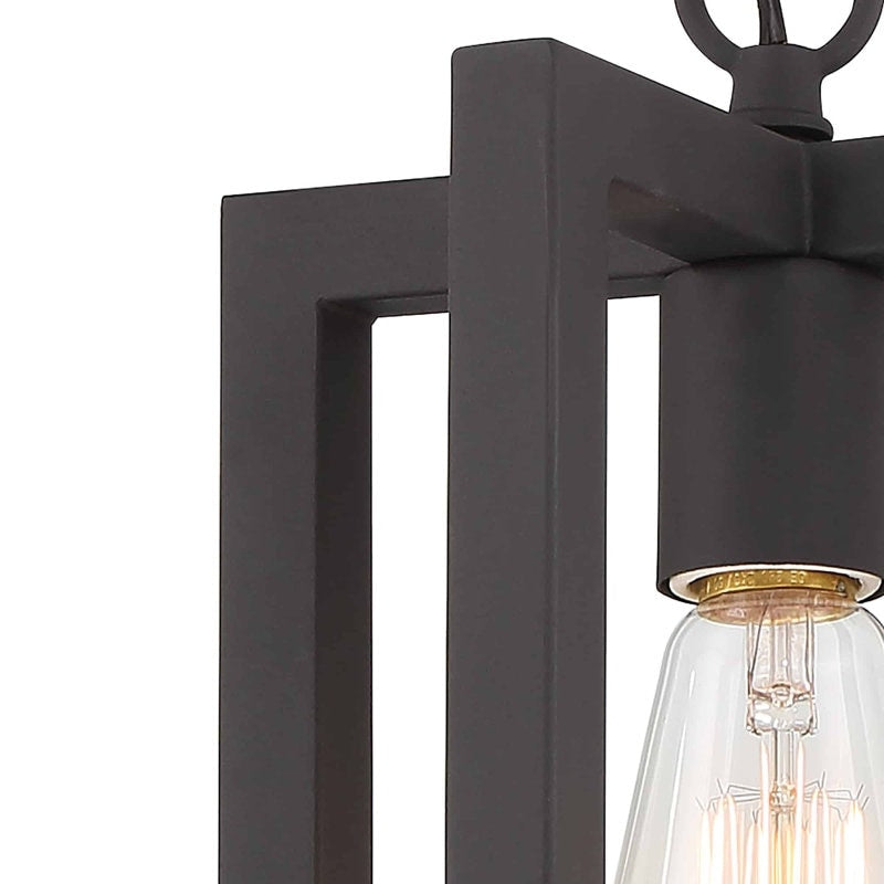 Modern Farmhouse 1-light Geometric Kitchen Island Pendant Lighting - 8 in. D