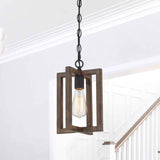 Modern Farmhouse 1-light Geometric Kitchen Island Pendant Lighting - 8 in. D