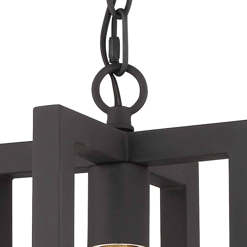 Modern Farmhouse 1-light Geometric Kitchen Island Pendant Lighting - 8 in. D
