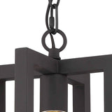 Modern Farmhouse 1-light Geometric Kitchen Island Pendant Lighting - 8 in. D
