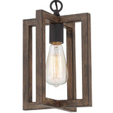 Modern Farmhouse 1-light Geometric Kitchen Island Pendant Lighting - 8 in. D