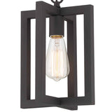 Modern Farmhouse 1-light Geometric Kitchen Island Pendant Lighting - 8 in. D