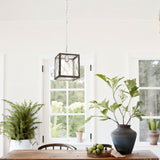 Kiro 1-light Modern Farmhouse Rectangle Pendant Light with UL Certified - N/A
