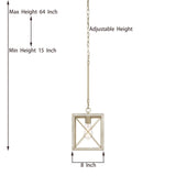 Kiro 1-light Modern Farmhouse Rectangle Pendant Light with UL Certified - N/A