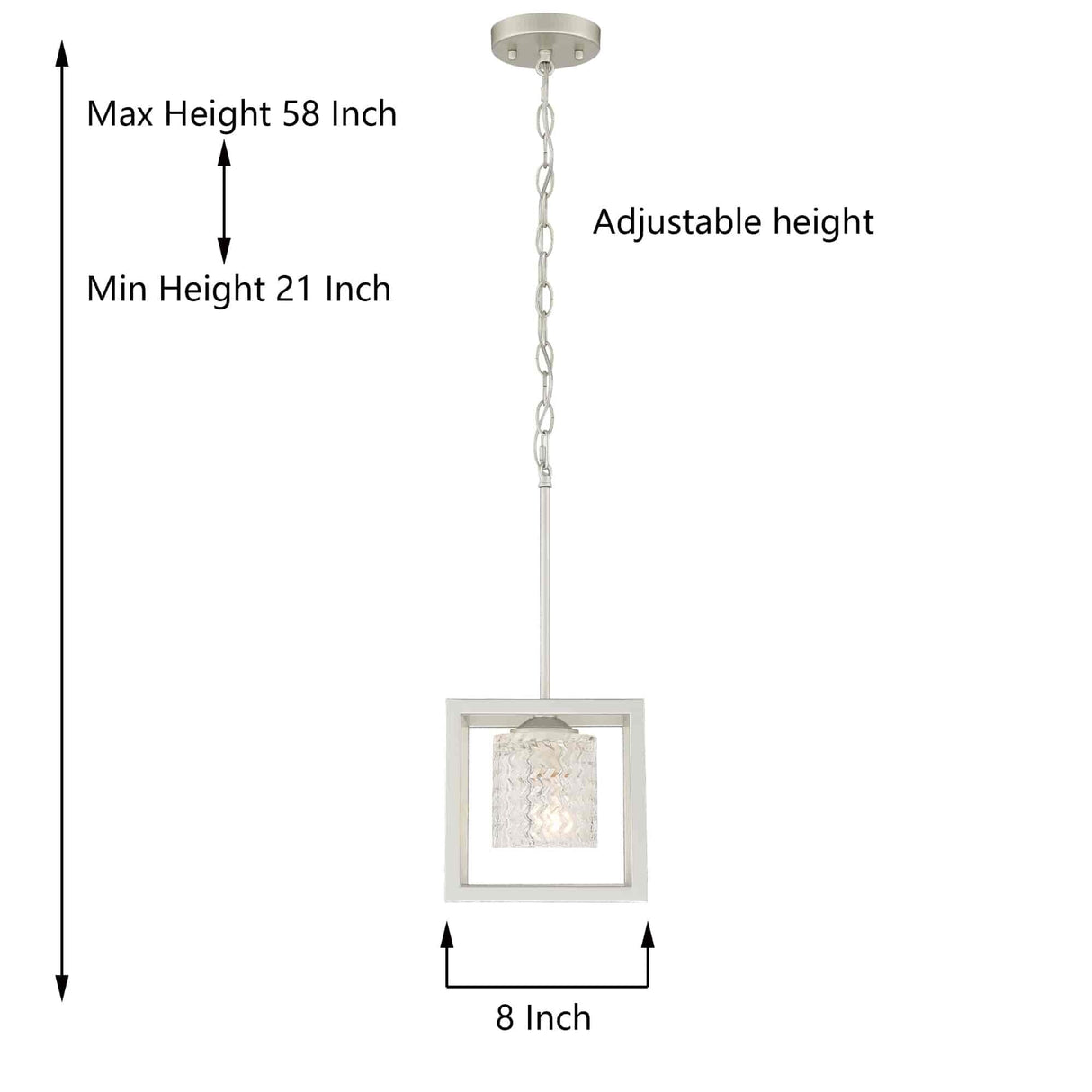 Moulins 1-light Modern Glam Crystal Geometric Kitchen Island Pendant Light