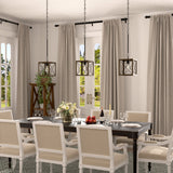 Kiro 1-light Modern Farmhouse Rectangle Pendant Light with UL Certified - N/A