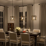 Kiro 1-light Modern Farmhouse Rectangle Pendant Light with UL Certified - N/A