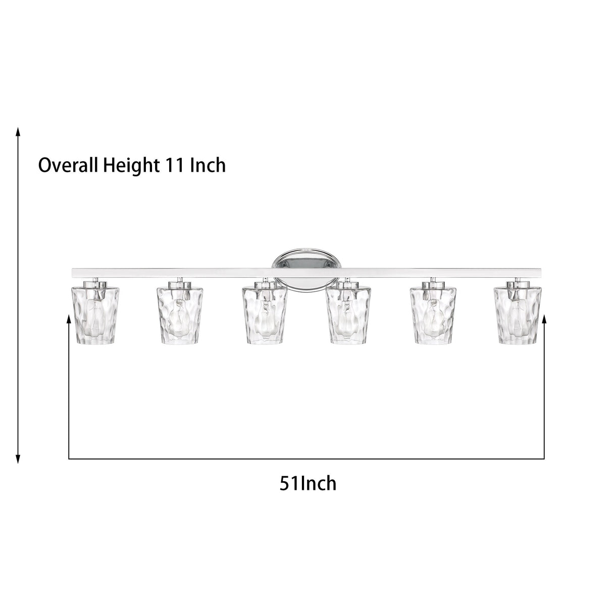 Acroma Modern Bathroom Vanity Light Art Glass Wall Sconce