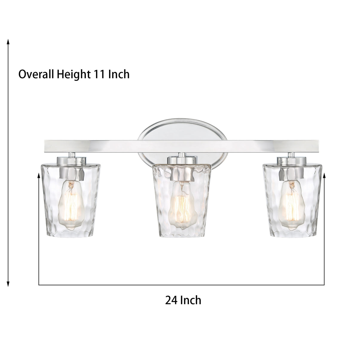 Acroma Modern Bathroom Vanity Light Art Glass Wall Sconce