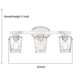 Acroma Modern Bathroom Vanity Light Art Glass Wall Sconce