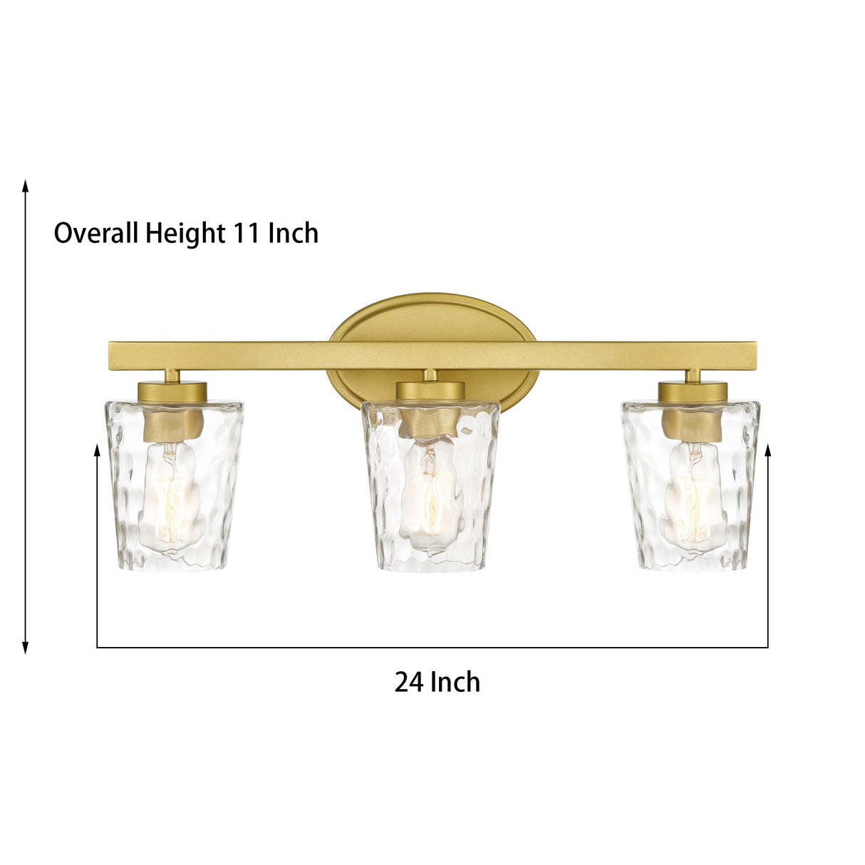 Acroma Modern Bathroom Vanity Light Art Glass Wall Sconce