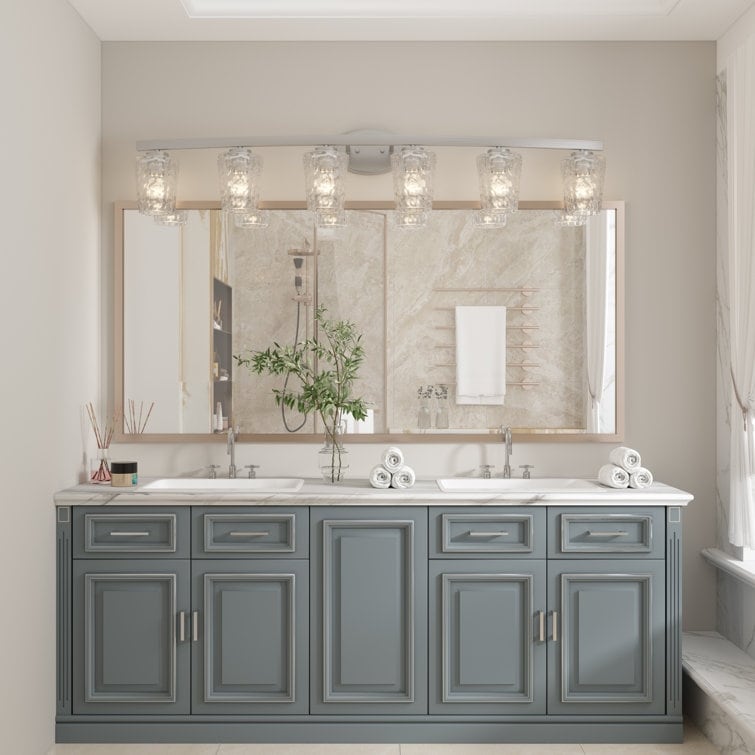 Acroma Modern Bathroom Vanity Light Art Glass Wall Sconce