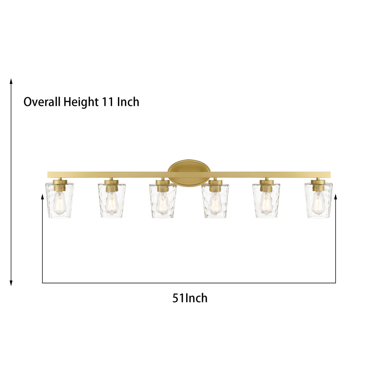 Acroma Modern Bathroom Vanity Light Art Glass Wall Sconce
