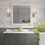 Acroma Modern Bathroom Vanity Light Art Glass Wall Sconce