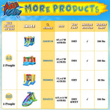 Action Air 7' x 9' Bounce House with Slide and Air Blower