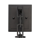 Ada 18 Inch Modern Wall Sconce, Real Blown Glass, 40W Bulb, Black Finish