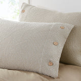 Adalyn Cotton and Rayon from Bamboo Blend Waffle Weave Duvet Cover Set by Clean Spaces