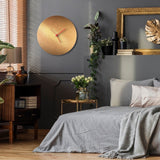 Adam Schwoeppe 'Coppersmith Circle Clock Large' Midcentury Modern Style Wall Clock