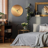 Adam Schwoeppe 'Coppersmith Circle Clock Large' Midcentury Modern Style Wall Clock