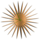 Adam Schwoeppe 'MCM Starburst Clock Bronze' Midcentury Modern Style Wall Clock - N/A