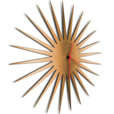 Adam Schwoeppe 'MCM Starburst Clock Bronze' Midcentury Modern Style Wall Clock - N/A