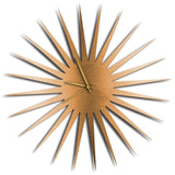 Adam Schwoeppe 'MCM Starburst Clock Bronze' Midcentury Modern Style Wall Clock - N/A
