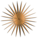 Adam Schwoeppe 'MCM Starburst Clock Bronze' Midcentury Modern Style Wall Clock - N/A