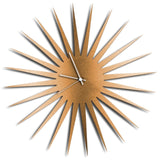 Adam Schwoeppe 'MCM Starburst Clock Bronze' Midcentury Modern Style Wall Clock - N/A