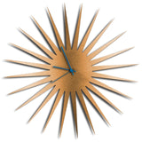 Adam Schwoeppe 'MCM Starburst Clock Bronze' Midcentury Modern Style Wall Clock - N/A