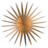 Adam Schwoeppe 'MCM Starburst Clock Bronze' Midcentury Modern Style Wall Clock - N/A