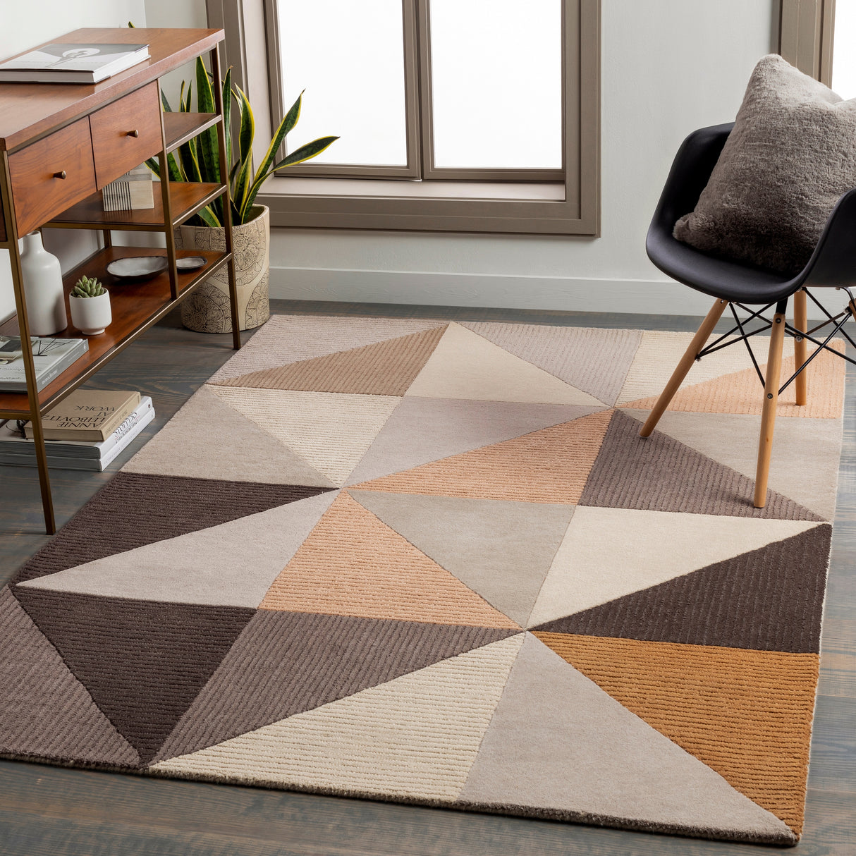 Artistic Weavers Adams Hand Tufted Geometric Wool Rug