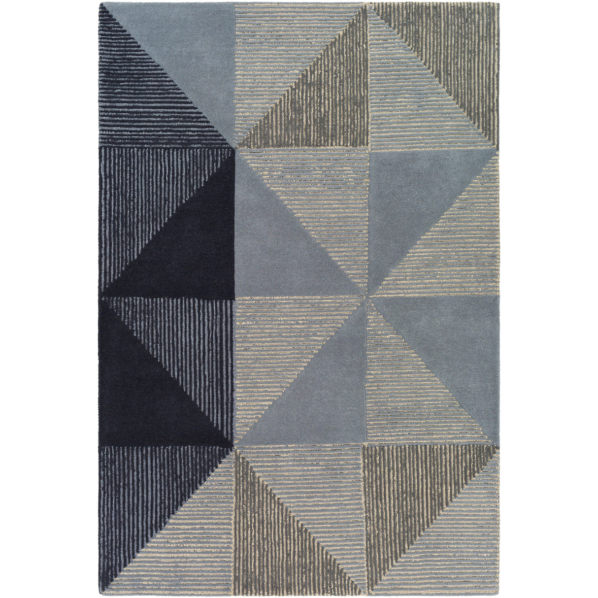 Artistic Weavers Adams Hand Tufted Geometric Wool Rug