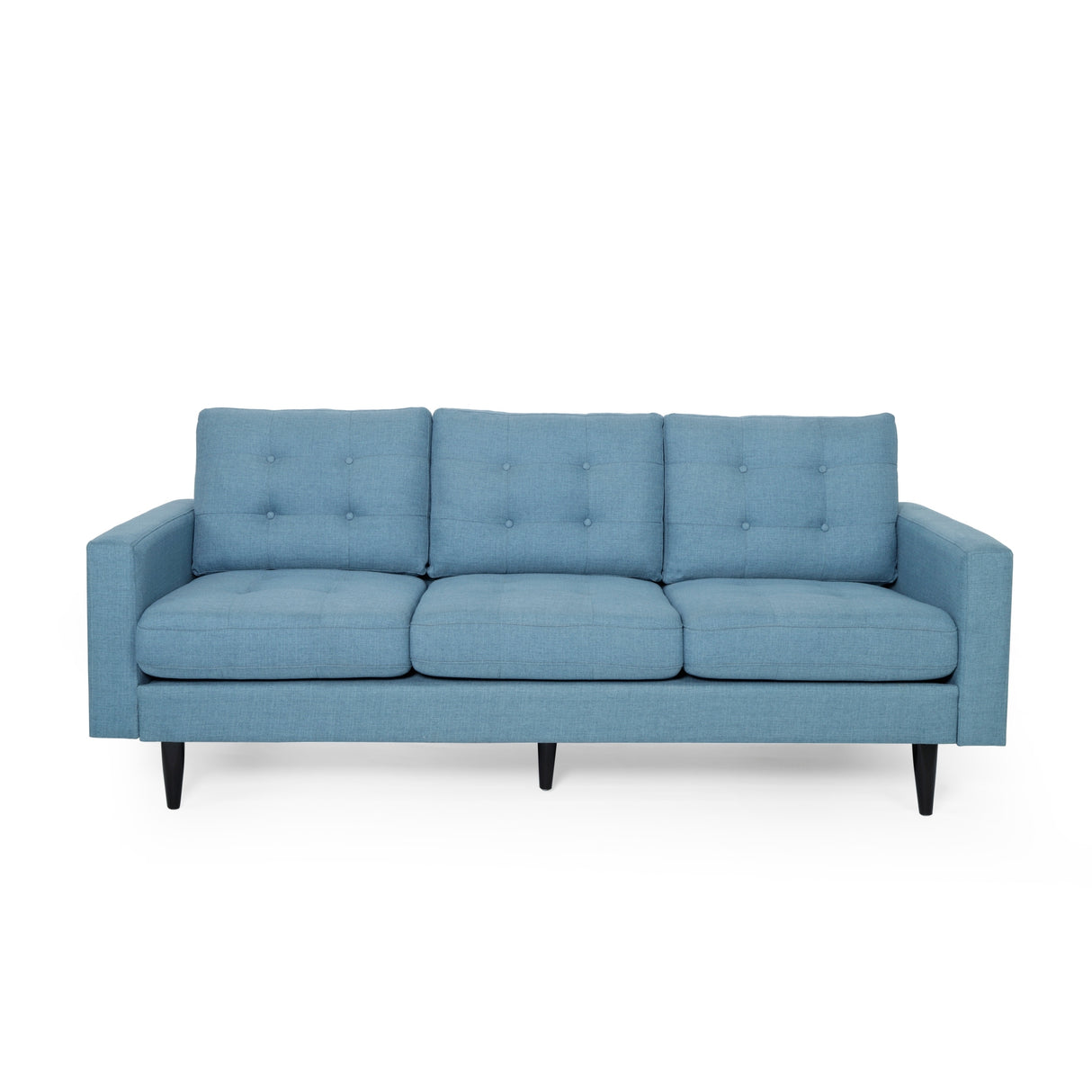 Adderbury Contemporary 3-seat Tufted Fabric Sofa by Christopher Knight Home