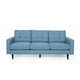 Adderbury Contemporary 3-seat Tufted Fabric Sofa by Christopher Knight Home