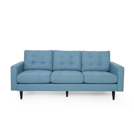 Adderbury Contemporary 3-seat Tufted Fabric Sofa by Christopher Knight Home