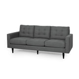 Adderbury Contemporary 3-seat Tufted Fabric Sofa by Christopher Knight Home
