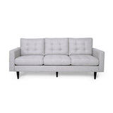 Adderbury Contemporary 3-seat Tufted Fabric Sofa by Christopher Knight Home