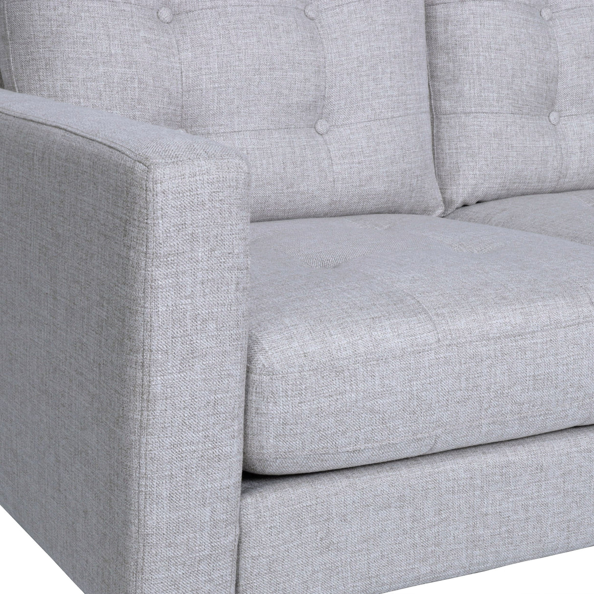 Adderbury Contemporary 3-seat Tufted Fabric Sofa by Christopher Knight Home