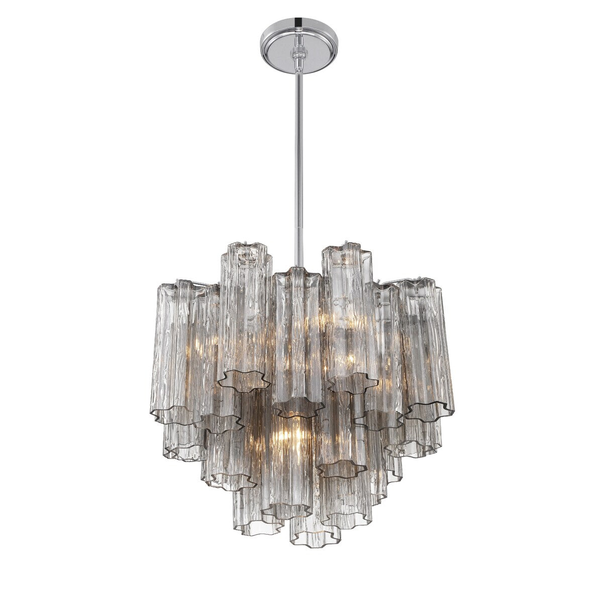 Addis 4 Light Polished Chrome Chandelier - 17.75"W x 13.75"H x 17.75"D