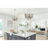Addis 4 Light Polished Chrome Chandelier - 17.75"W x 13.75"H x 17.75"D