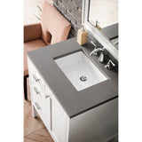 James Martin Vanities Addison 30" Single Vanity, Glossy White