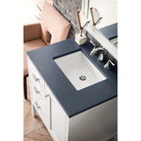 James Martin Vanities Addison 30" Single Vanity, Glossy White