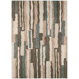 Indoor/ Outdoor Addison Bravado Abstract Striped Washable Area Rug