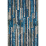 Indoor/ Outdoor Addison Bravado Abstract Striped Washable Area Rug