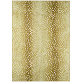 Indoor/ Outdoor Addison Safari Gazelle Animal Print Washable Area Rug